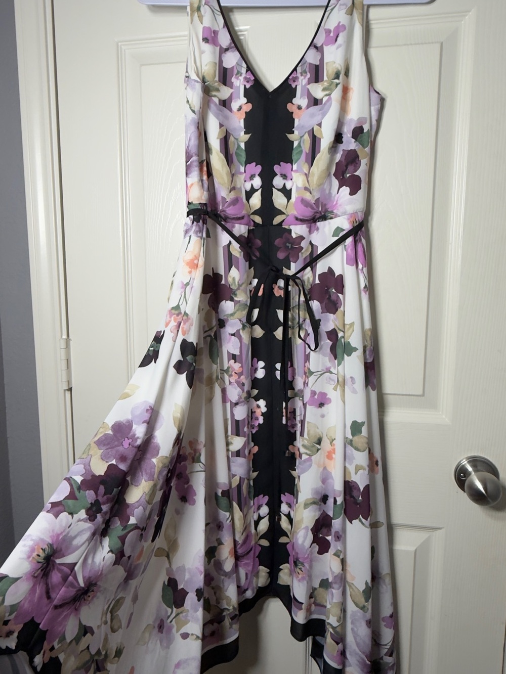 White House Black Market】 Floral High-Low Maxi Dress - Size 6 - NWT